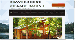 Desktop Screenshot of beaversbendvillagecabins.com